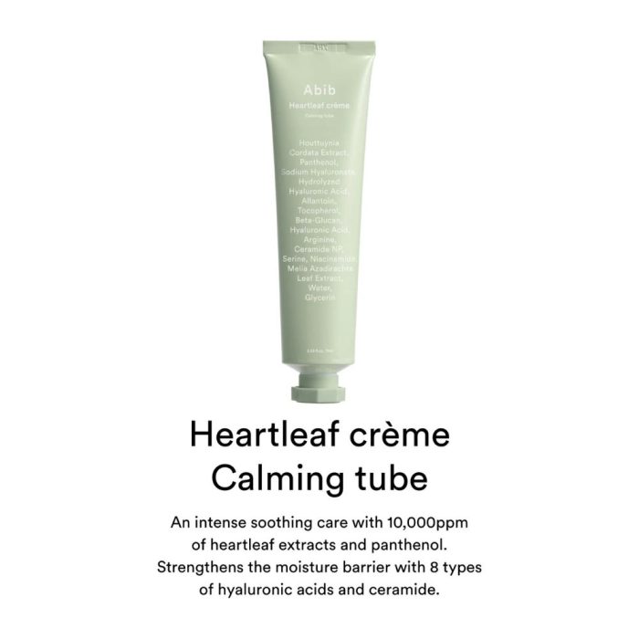 Abib Heartleaf Creme Calming Tube