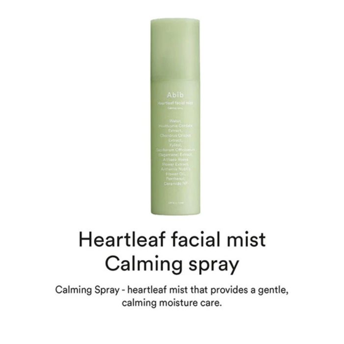 Abib Heartleaf Facial Mist Calming Spray Set