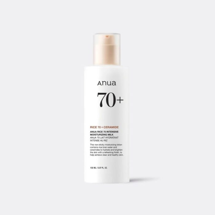 Anua Rice 70 Intensive Moisturizing Milk