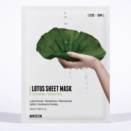 Rovectin Lotus Water Calming Sheet Mask