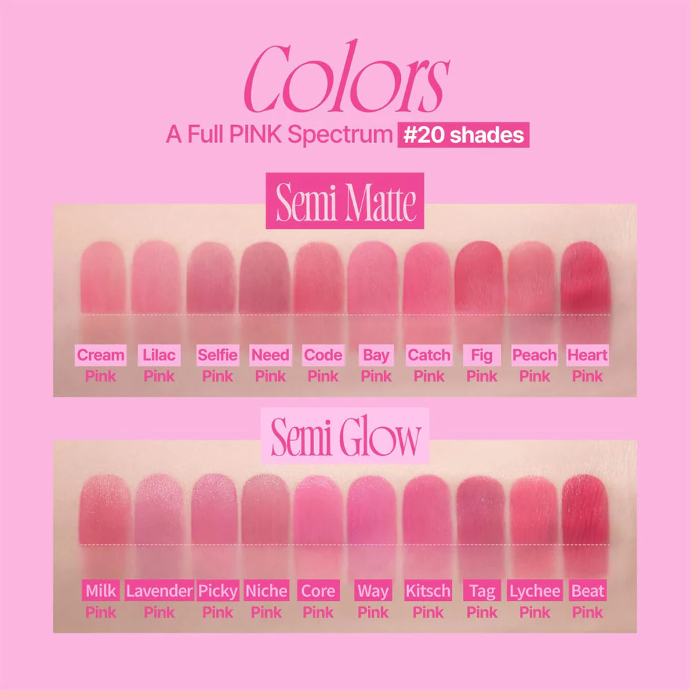 Fwee Pink Obsession Stay Fit Lip Tint Swatches Colours Shades Nudie Glow Australia 1000x