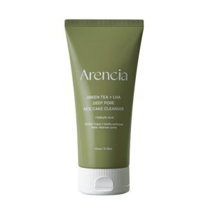 Arencia Green Tea LHA Deep Pore Rice Cake Cleanser