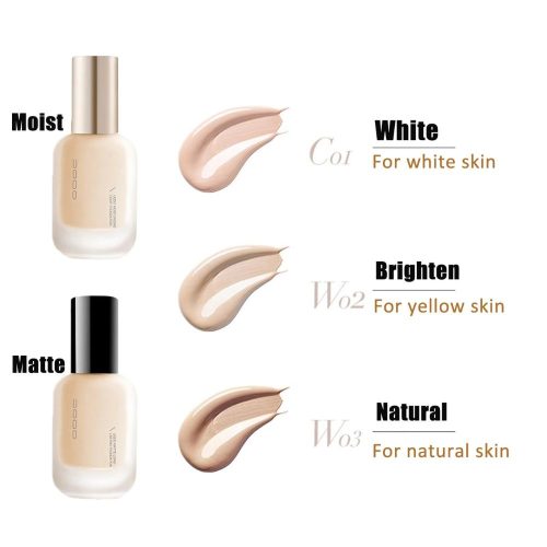 UODO Moisturizing Light Foundation for Dry Skin