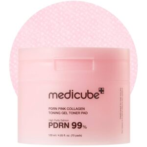 Medicube PDRN Pink Collagen Toning Gel Toner Pad