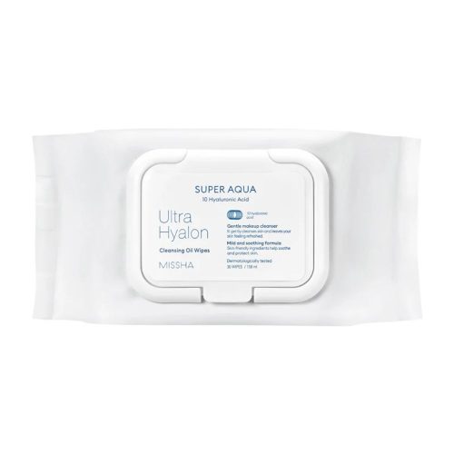 Missha Super Aqua Ultra Hyalron Cleansing Oil Wipes
