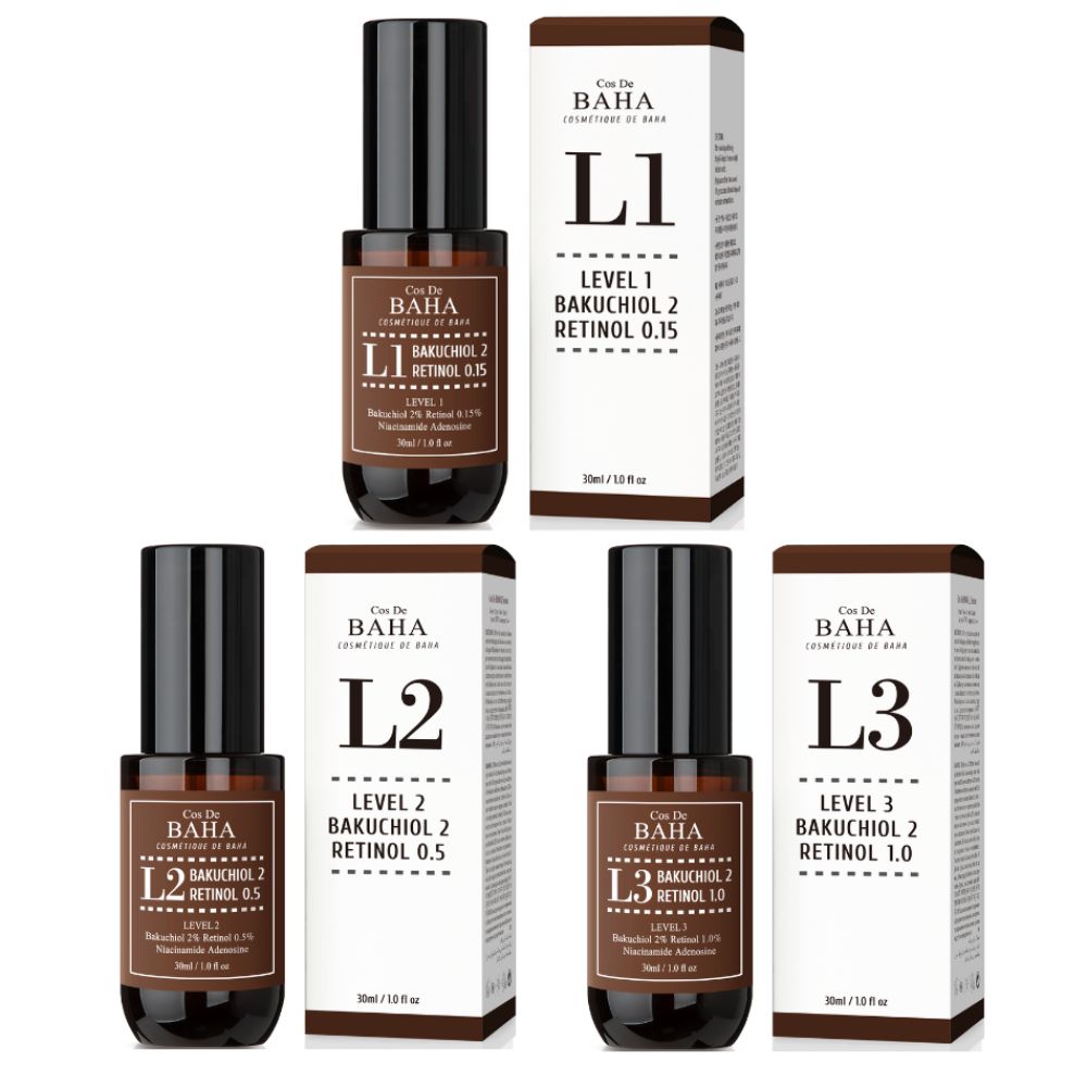 Cos De Baha L3 Bakuchiol 2 % Retinol 1 % Serum