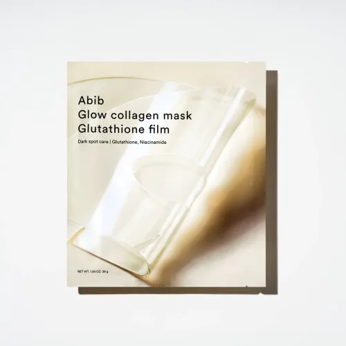 Abib Glow collagen mask Glutathiosome film