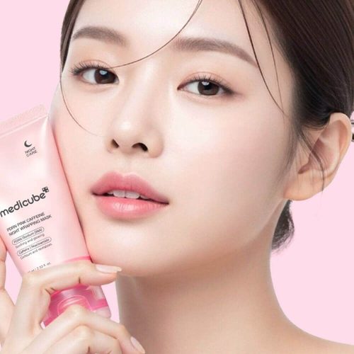 Medicube PDRN Pink Caffeine Overnight Wrapping Mask