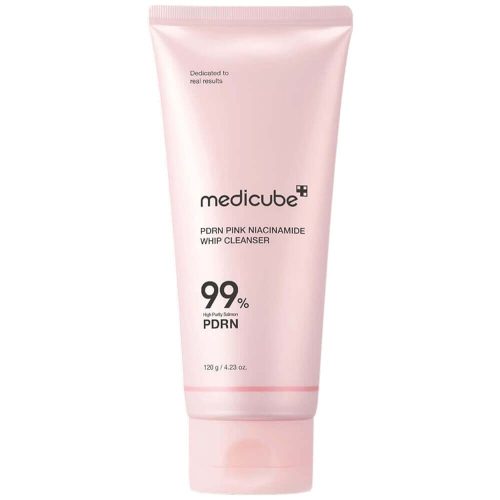 Medicube PDRN Pink Niacinamide Whip Cleanser.