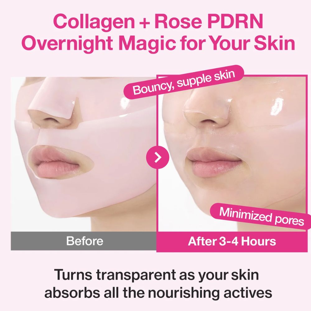 Numbuzin No.2 Rose PDRN Overnight Collagen Mask
