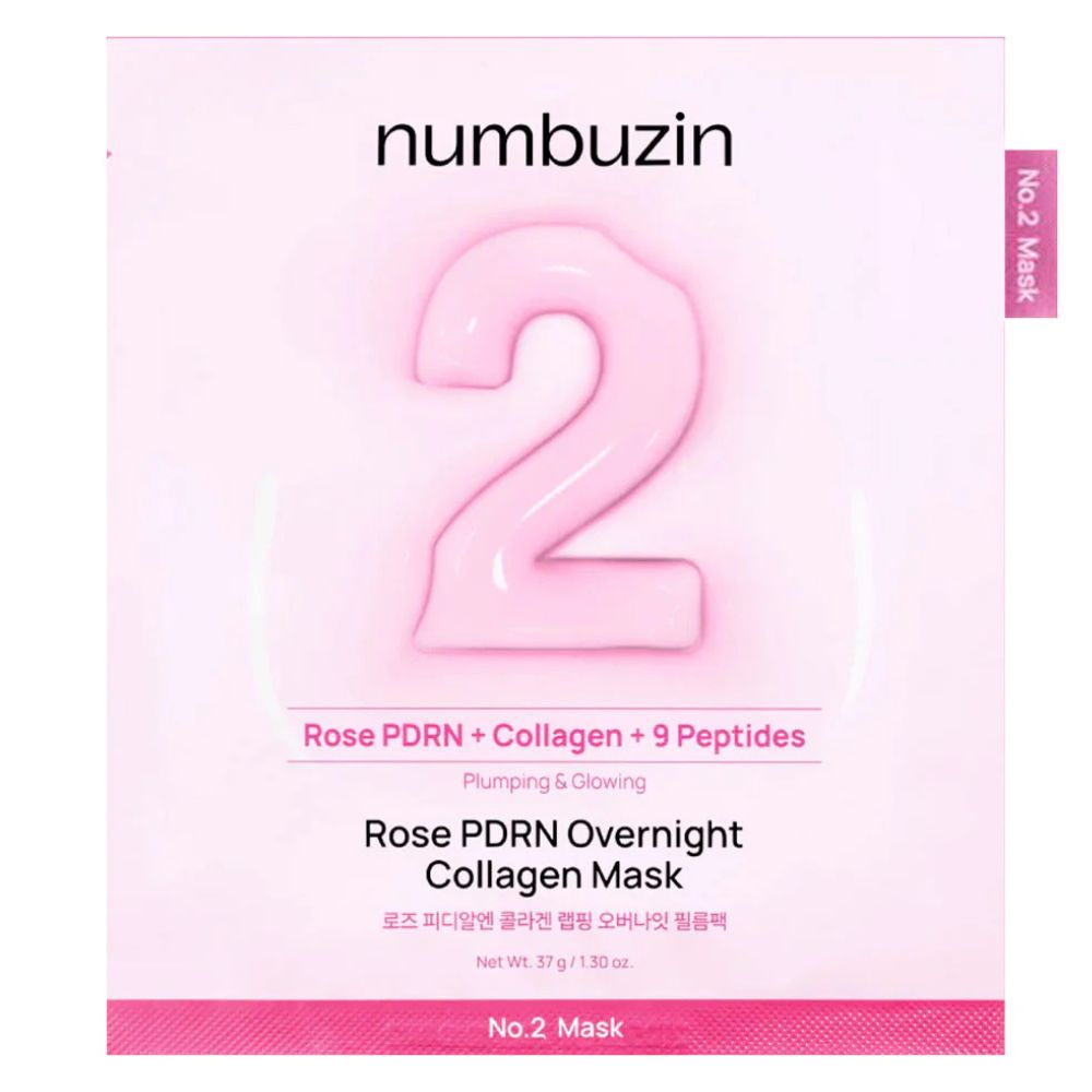 Numbuzin No.2 Rose PDRN Overnight Collagen Mask