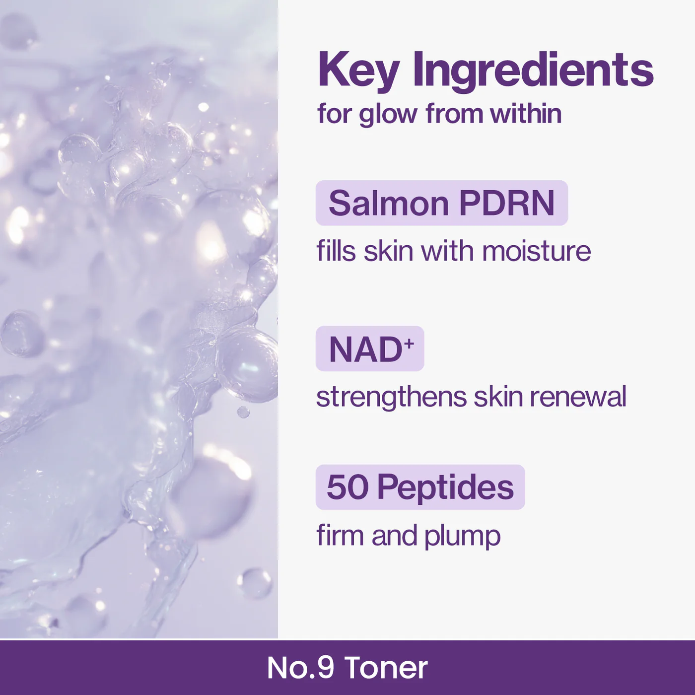Numbuzin No.9 NAD+ PDRN Glow Boosting Toner