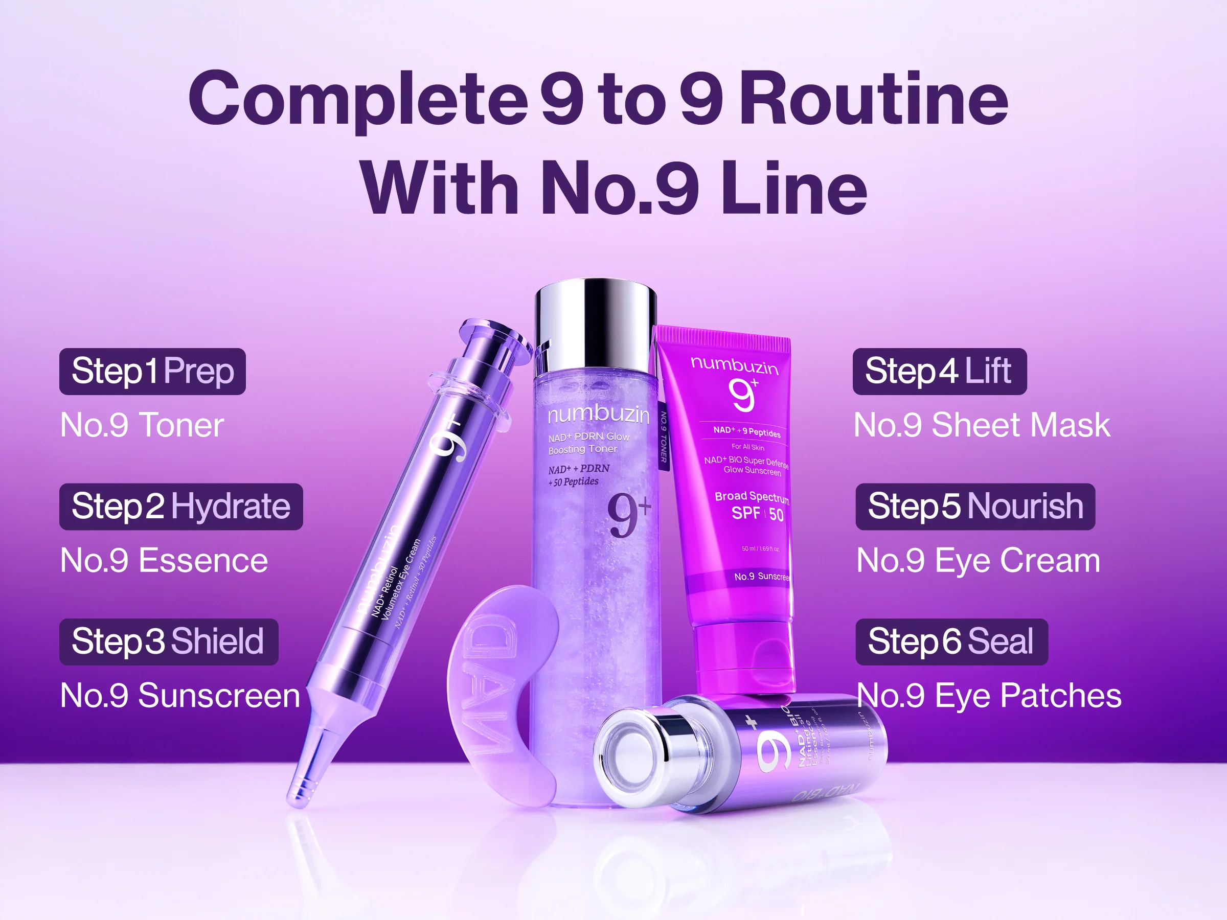 Numbuzin No.9 NAD+ PDRN Glow Boosting Toner