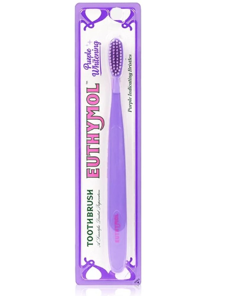 Ginza Stefany Tokyo EUTHYMOL Whitening Purple Toothbrush - Slika 2