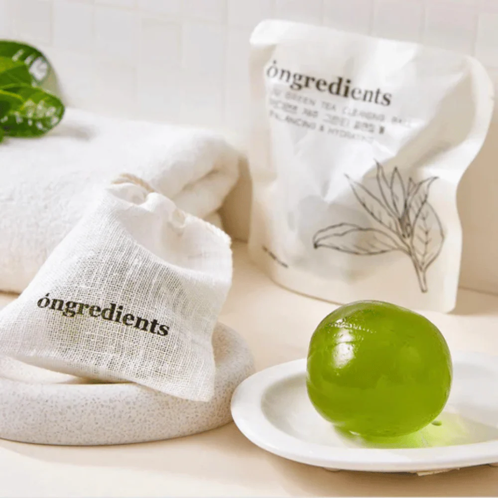 Ongredients Jeju Green Tea Cleansing Ball
