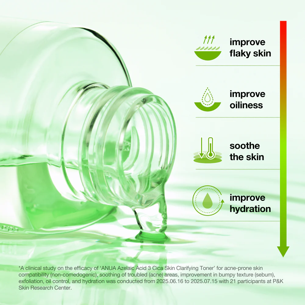 Anua Azelaic Acid 3 Cica Skin Clarifying Toner