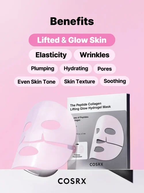 Cosrx The Peptide Collagen Lifting Glow Hydrogel Mask 3