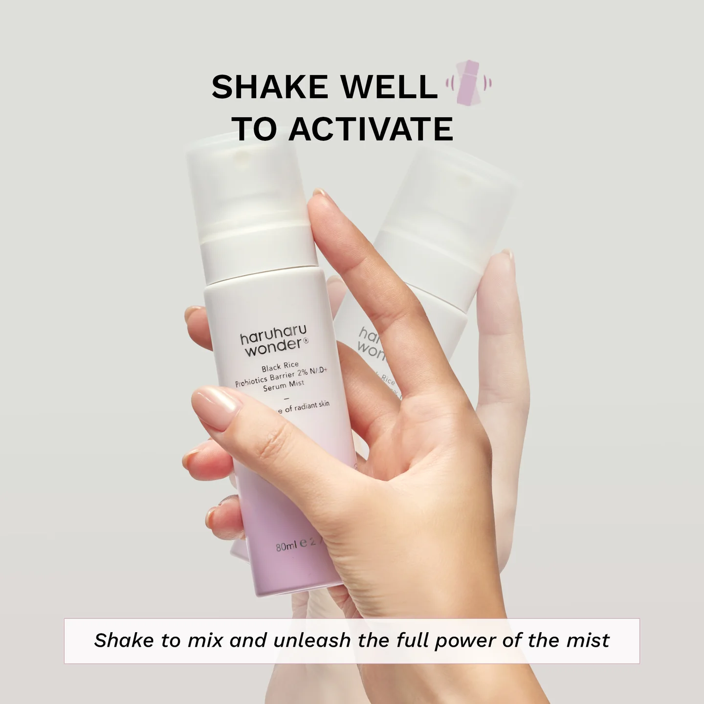 Haruharu Wonder Black Rice Probiotics Barrier 2 NAD Serum Mist 4