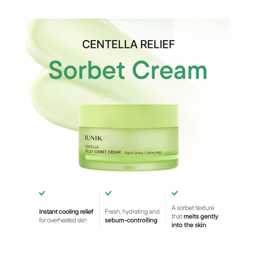 IUNIK Centella Relief Sorbet Cream 1 1