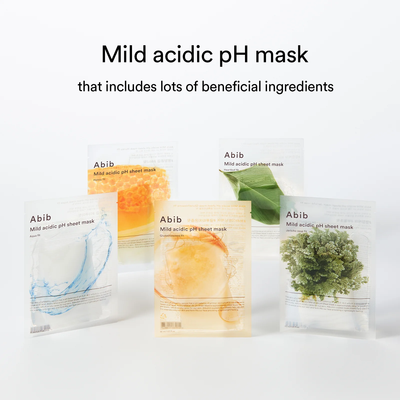 Abib Mild Acidic PH Sheet Mask Honey Fit 1