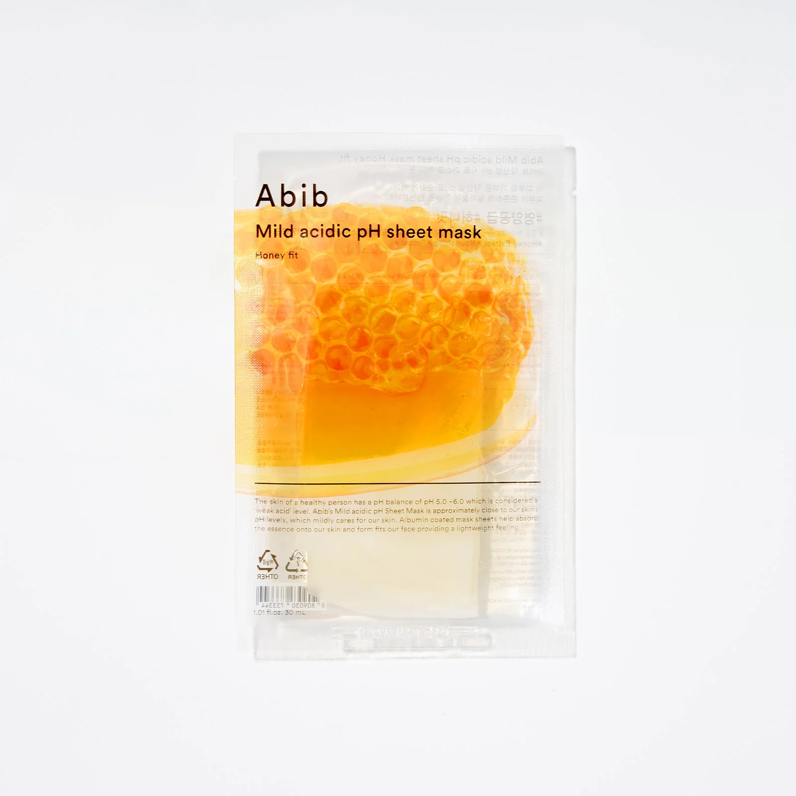 Abib Mild Acidic PH Sheet Mask Honey Fit 2