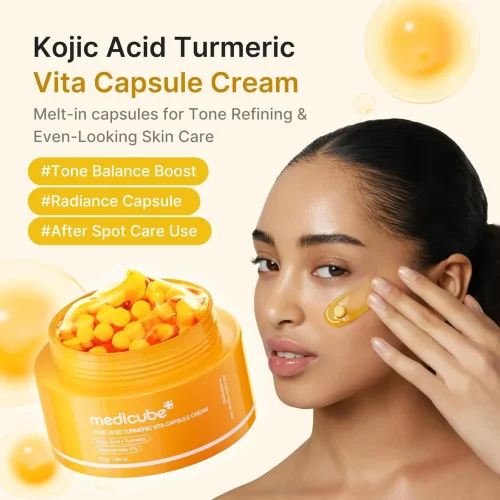 Medicube Kojic Acid Turmeric Vita Capsule Cream 2