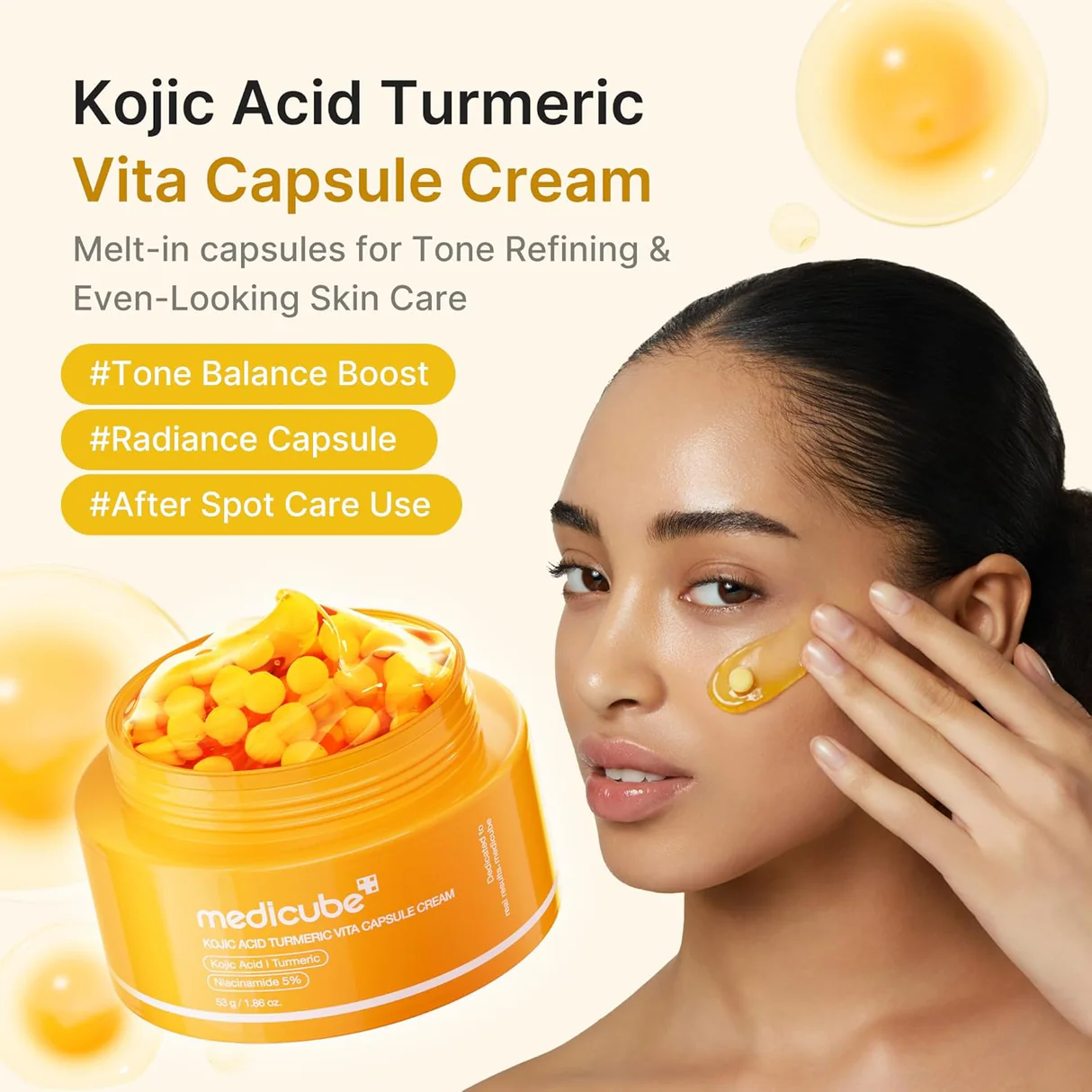 Medicube Kojic Acid Turmeric Vita Capsule Cream 2