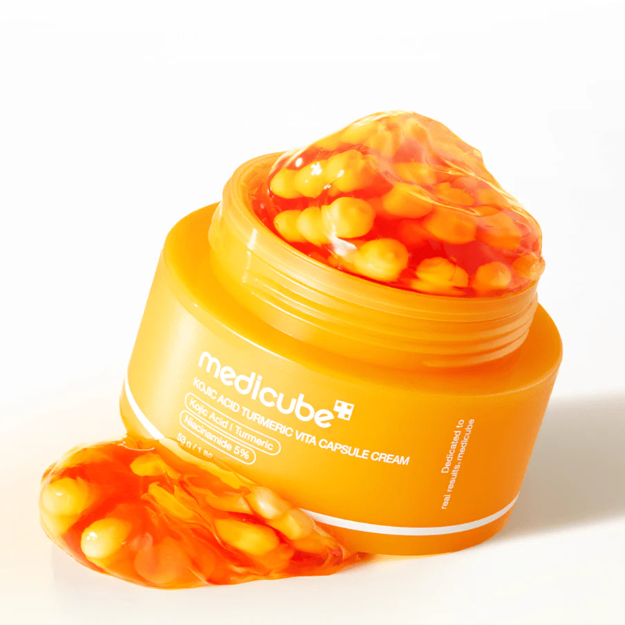 Medicube Kojic Acid Turmeric Vita Capsule Cream 4